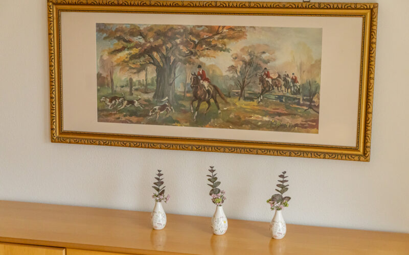 Dekoratives Wandbild und liebevolle Details der Ferienwohnung Dekoratives Wandbild und liebevolle Details der Ferienwohnung